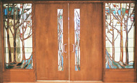 Entrance doors and sidelights, St. Hugh